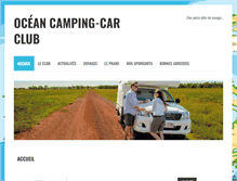 Tablet Screenshot of oceancampingcarclub.fr
